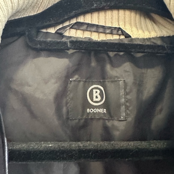 Bogner women’s black and white winter coat size 6 - Picture 3 of 5